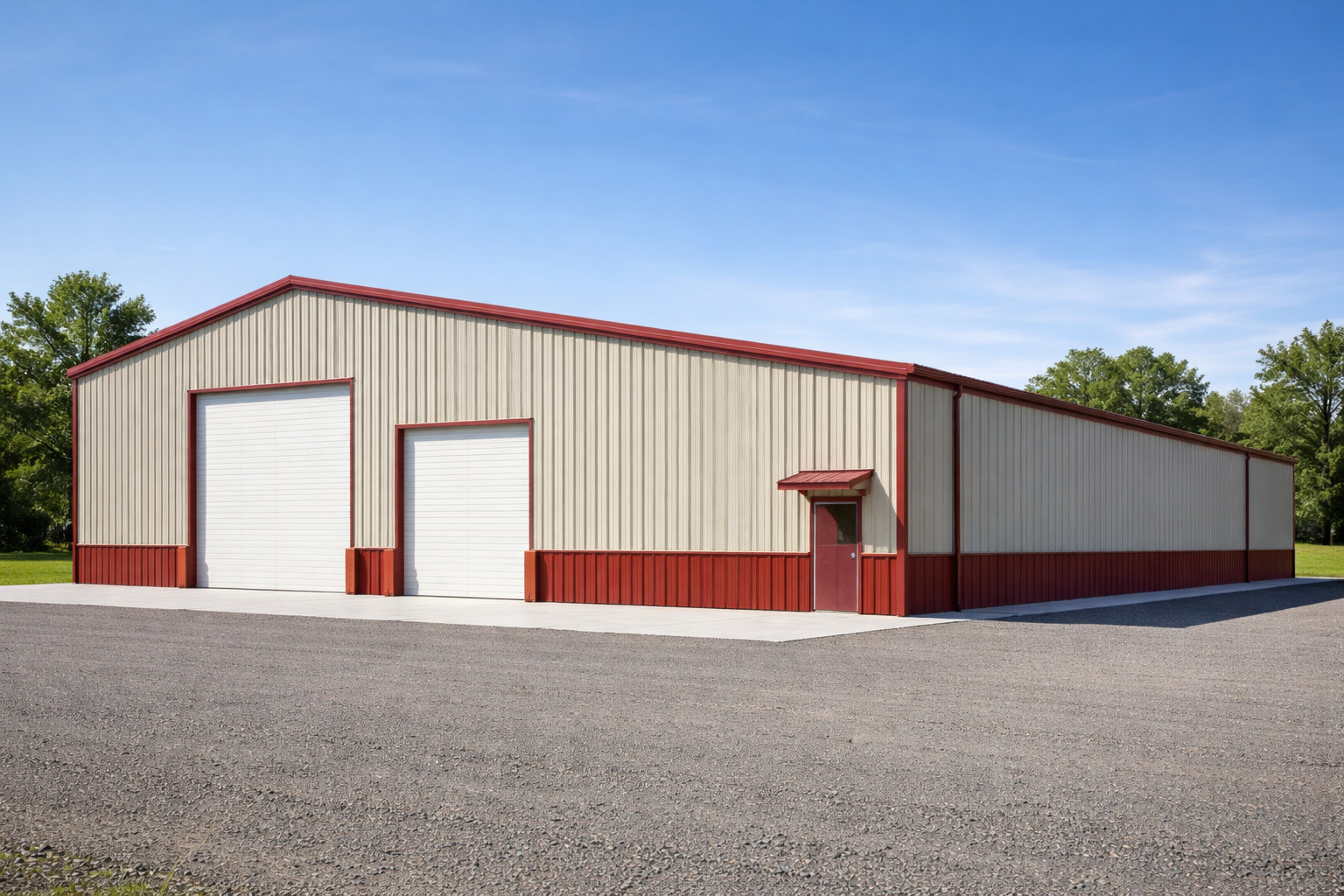 40x100x19 Steel Building Kit | Rigid Frame I-Beam | Commercial Grade