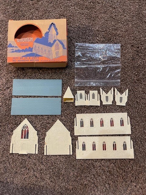 Vintage Skyline Plastics Manufacturing #K5 – Church *Complete *With box