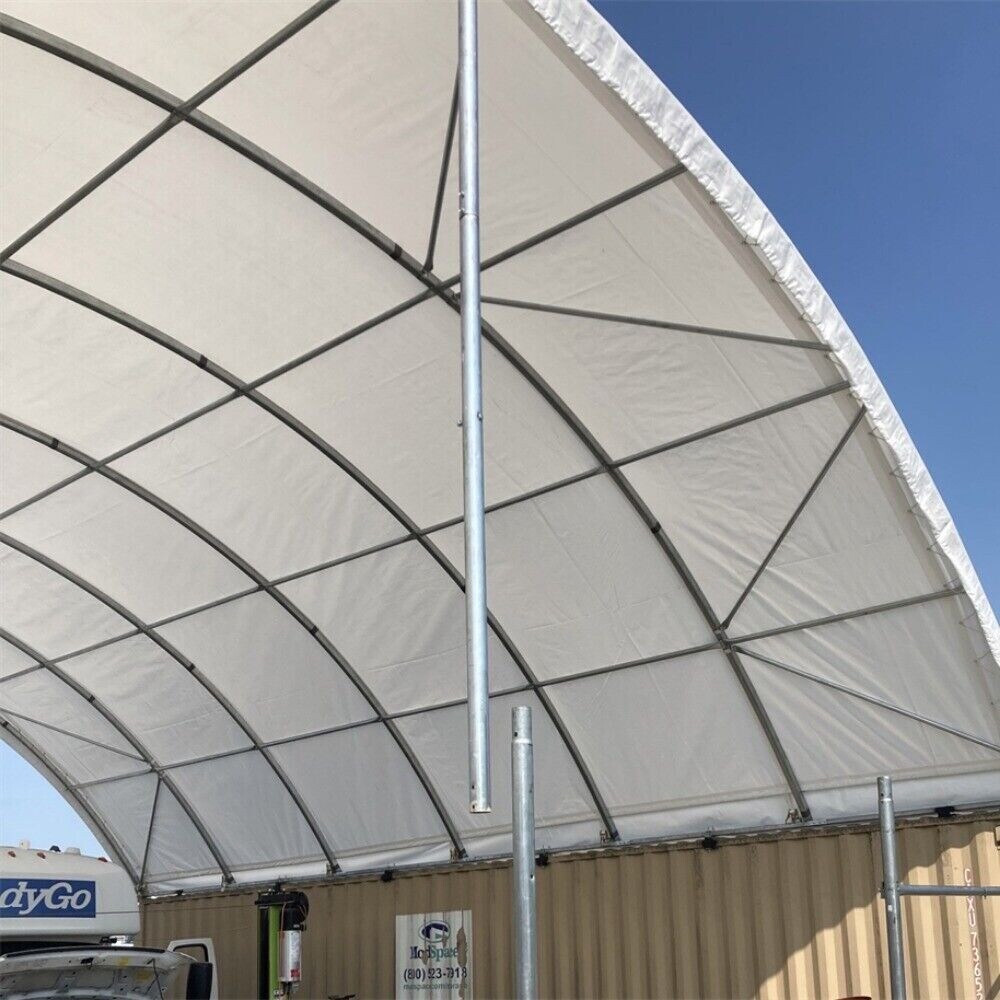 20’x20′ Heavy Duty 15 oz PVC Canvas Fabric Building Shipping Container Shelter