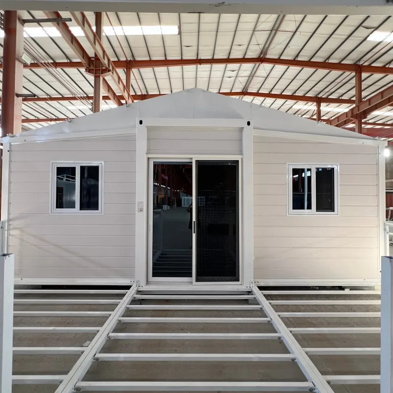 Prefabricated Expandable House for Tiny Homes Business and Solar Powered Modular