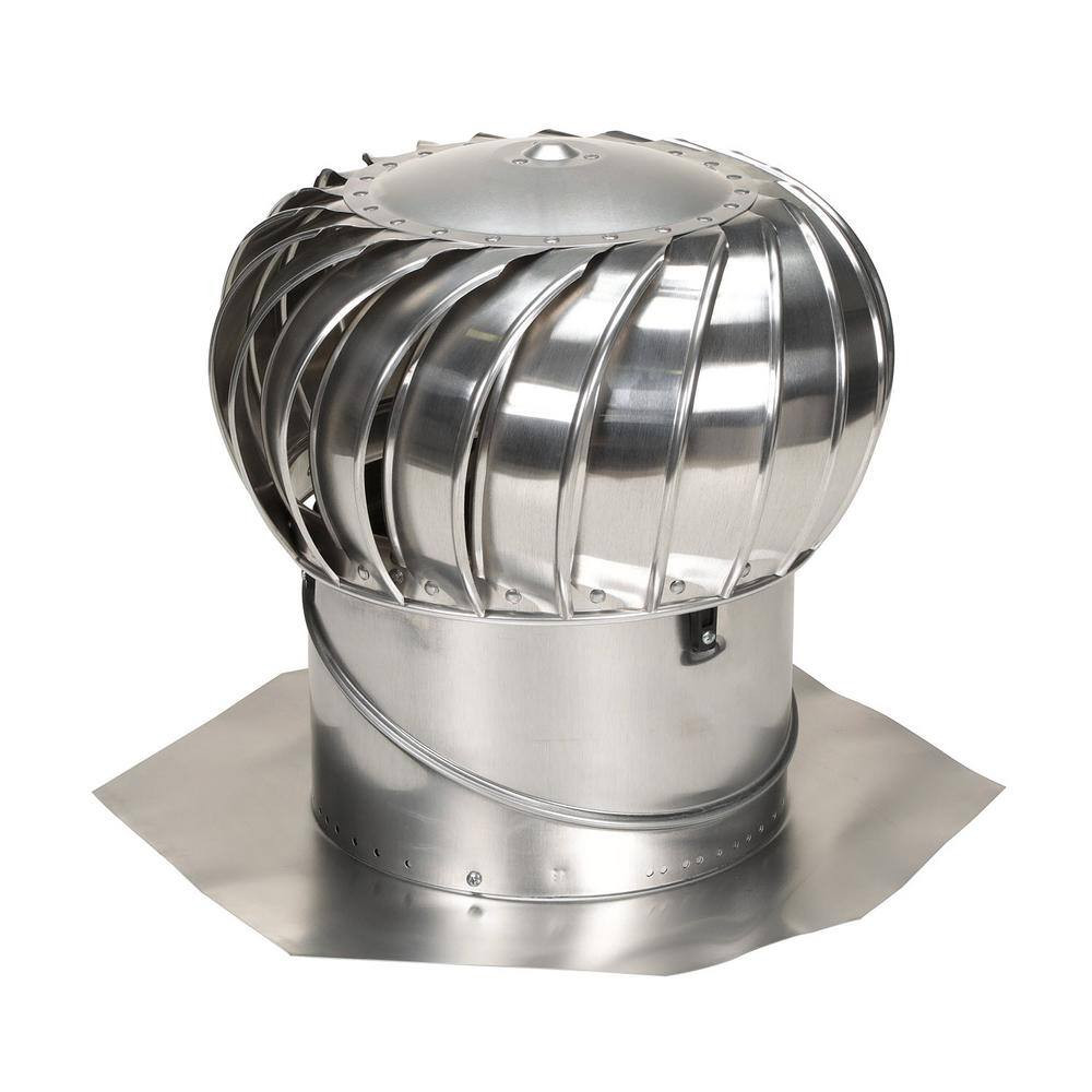 14 In. Mill Aluminum Internally Braced Wind Roof Turbine