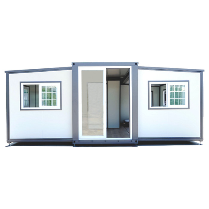 19ftx20ft Expandable Prefab Mobile House w/ Cabinet Mobile Home Container Homes