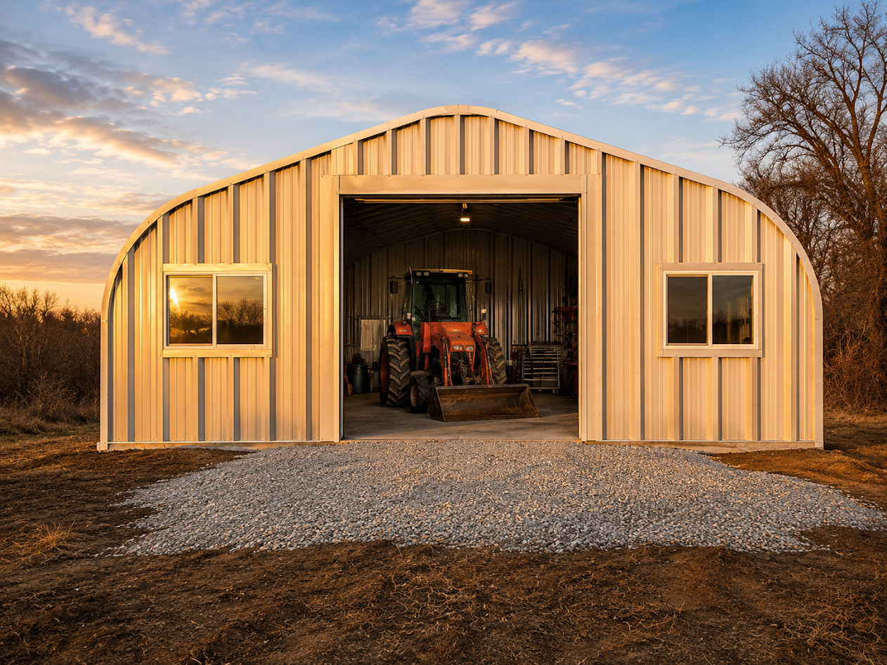 30x30x15 DuroSPAN Steel Building Workshop Cabin Garage Shop End Walls Included