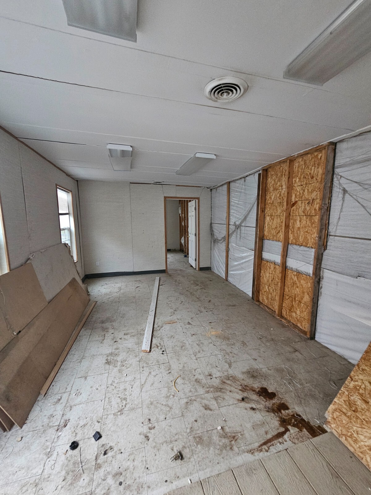 Double wide office trailer