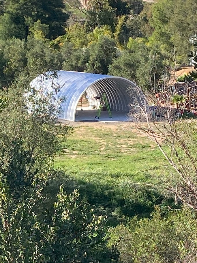 33x40x15 DuroSPAN Steel Off Grid FOOD STORAGE Building Open Ends Factory DiRECT