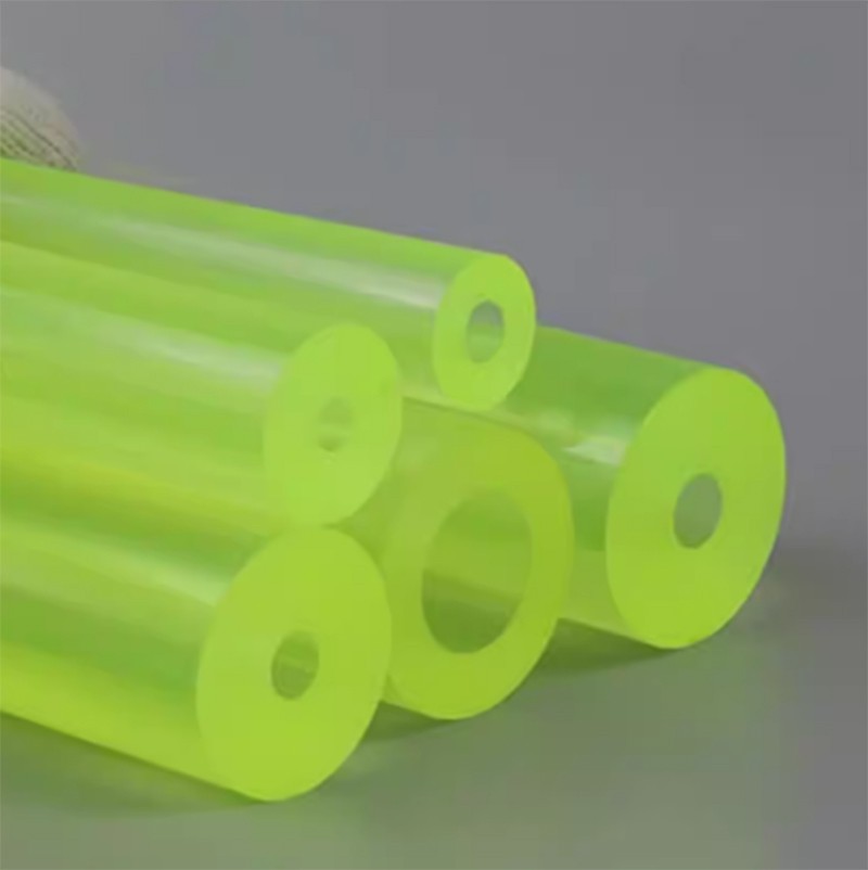 PU Polyurethane Hollow Round Rod Bar Stick Length 500mm Elastic Shock Absorber
