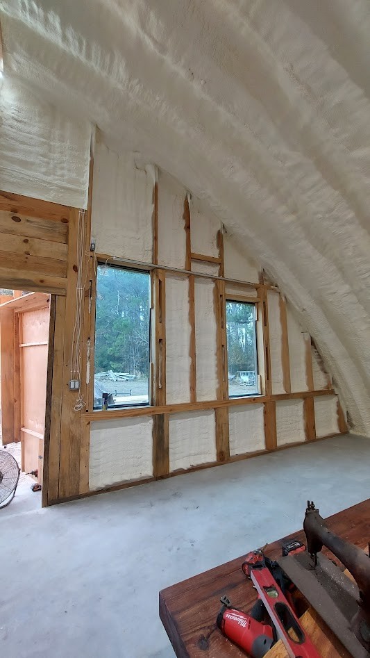 50x50x19 Steel Quonset Home Building Kit Clear Span Open Ends