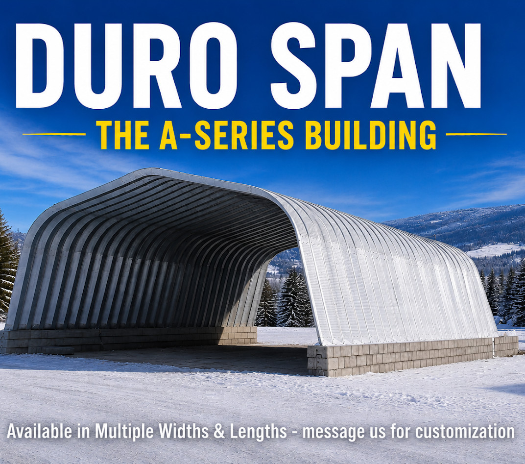 25×25 DuroSPAN Off Grid Prefab Homestead Steel Building DIY Ends Factory DiRECT