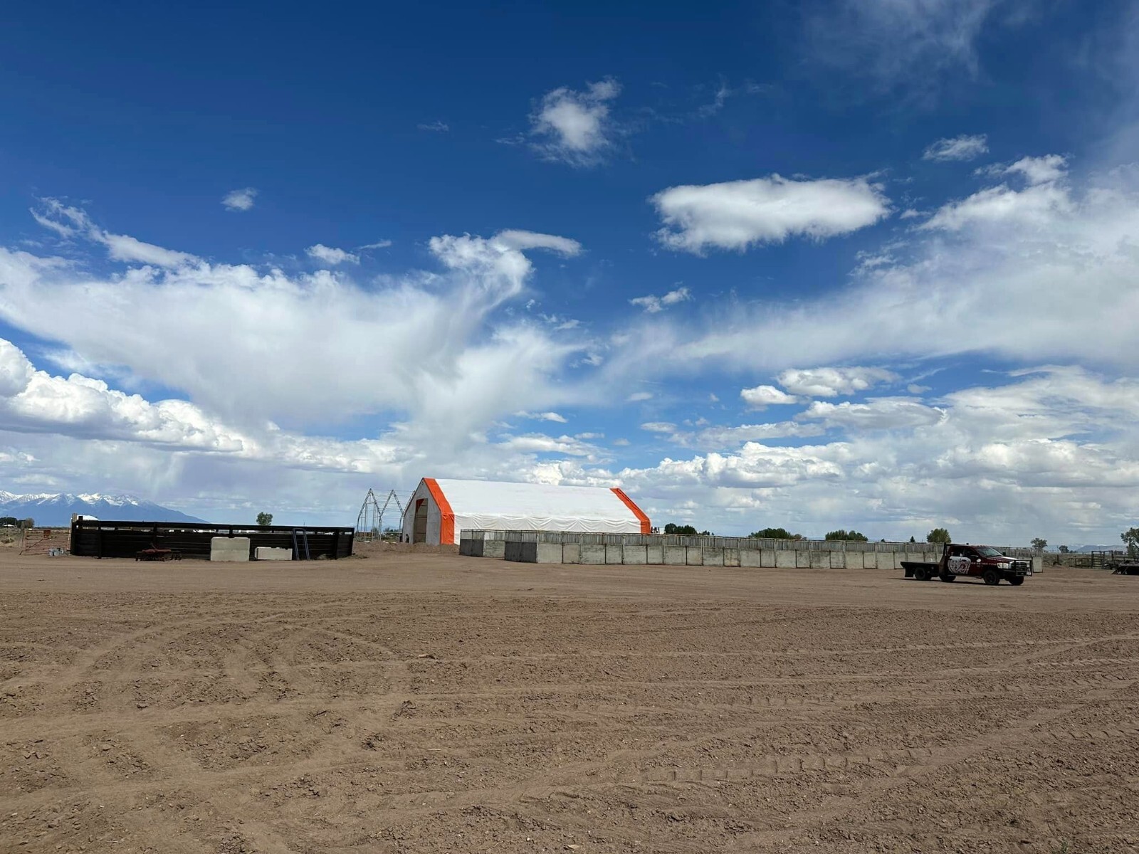 40x80x24 DUAL TRUSS *21oz PVC* Canvas Fabric Storage Building Shelter Barn Shop