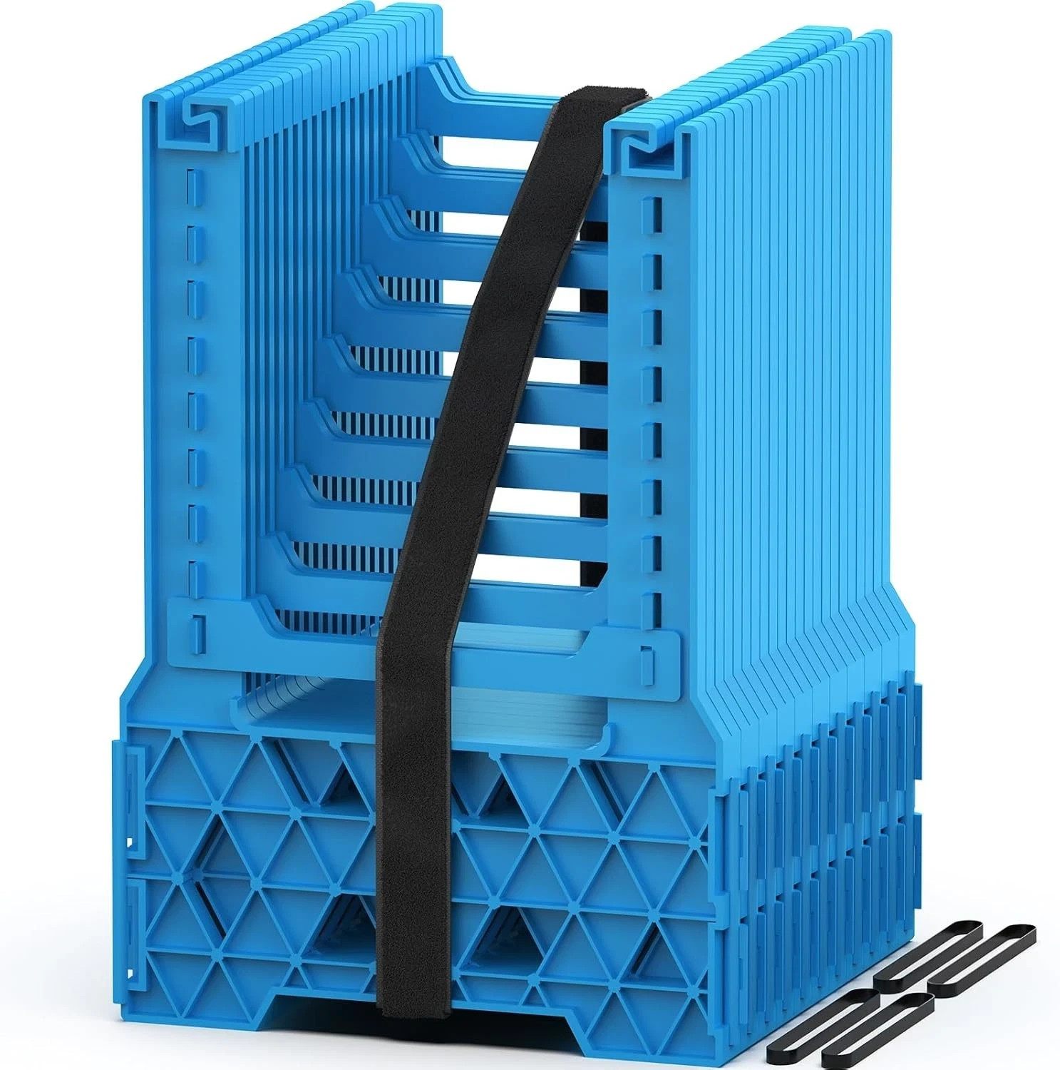 PAULINN 10FT RV Camper Sewer Hose Support, Ocean Blue Height 10ft,