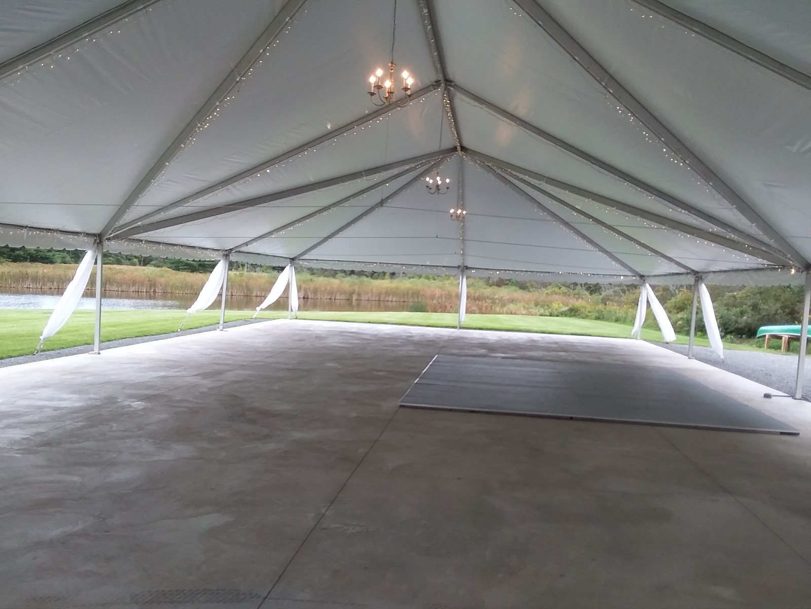 40 x 80 Commercial Canopy Clear Span Twin Tube Frame Outdoor Wedding Party Tent