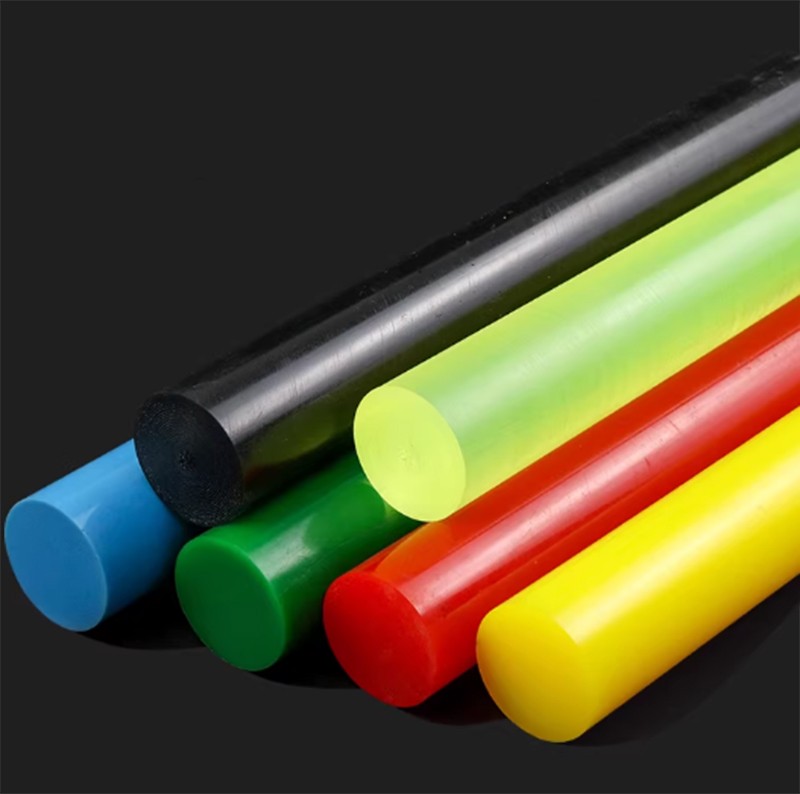 PU Polyurethane Hollow Round Rod Bar Stick Length 500mm Elastic Shock Absorber