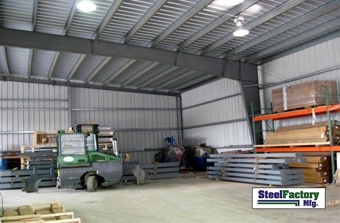 Steel Factory Mfg 50x70x16 Metal Frame I-beam Workshop Storage Garage Building