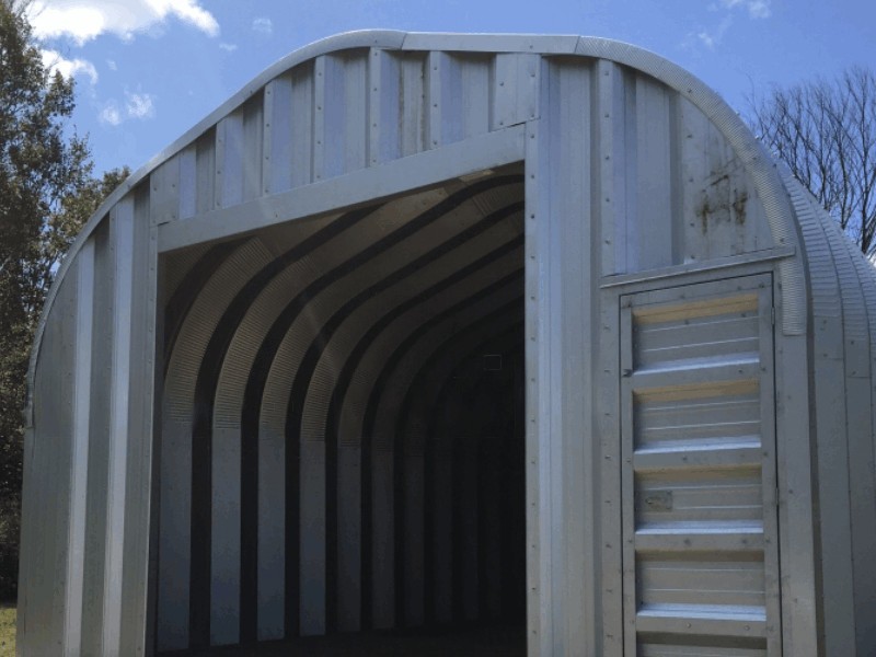 16x24x12 Engineered Steel Building Kit | DuroSPAN Clear-Span Arch System w/ Ends