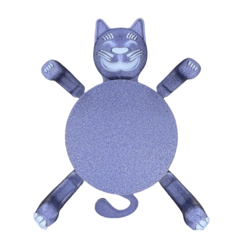 Lovely Cats Mug Holder for Beverages 3D Print Coasters Enhances Coffee Table
