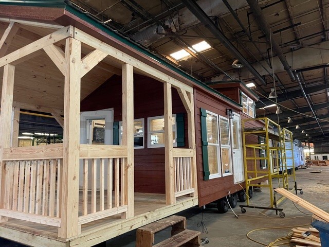 TINY HOME CABINS – CUSTOM BLT. FOR YOUR PREPPED PROPERTY – ELEGANT RUSTIC CABINS