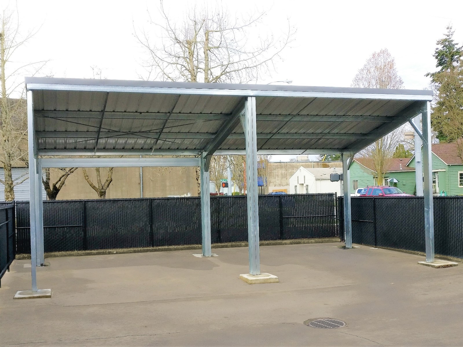 GALVANIZED STEEL Carport or Pavillion-20 x 60 x 8 METAL BUILDING KIT–Delivered