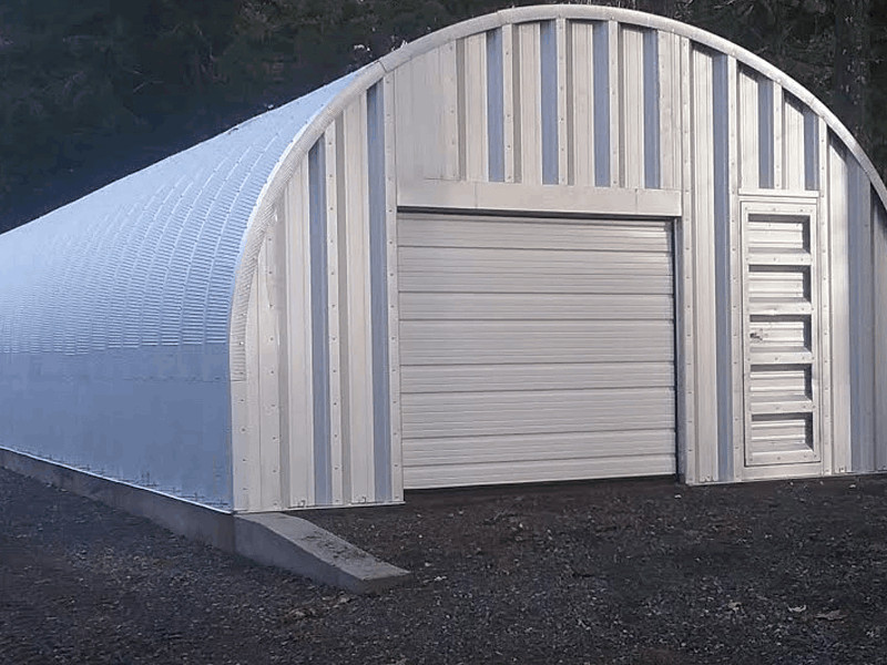 25x30x14 DuroSPAN Steel S-Model Arch Clear Span Straight End Walls Included
