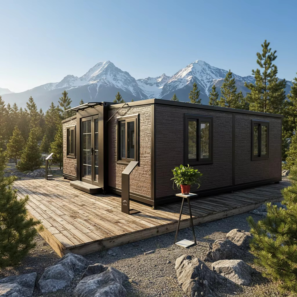 Luxury Double-Wing Container House 30ft 2bedroom 1 bath