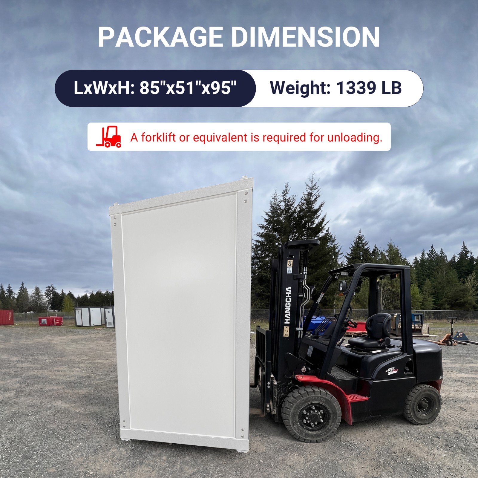 New Bastone 2-Stall Portable Restroom w/ Sink for Construction Sites |Loc:MD
