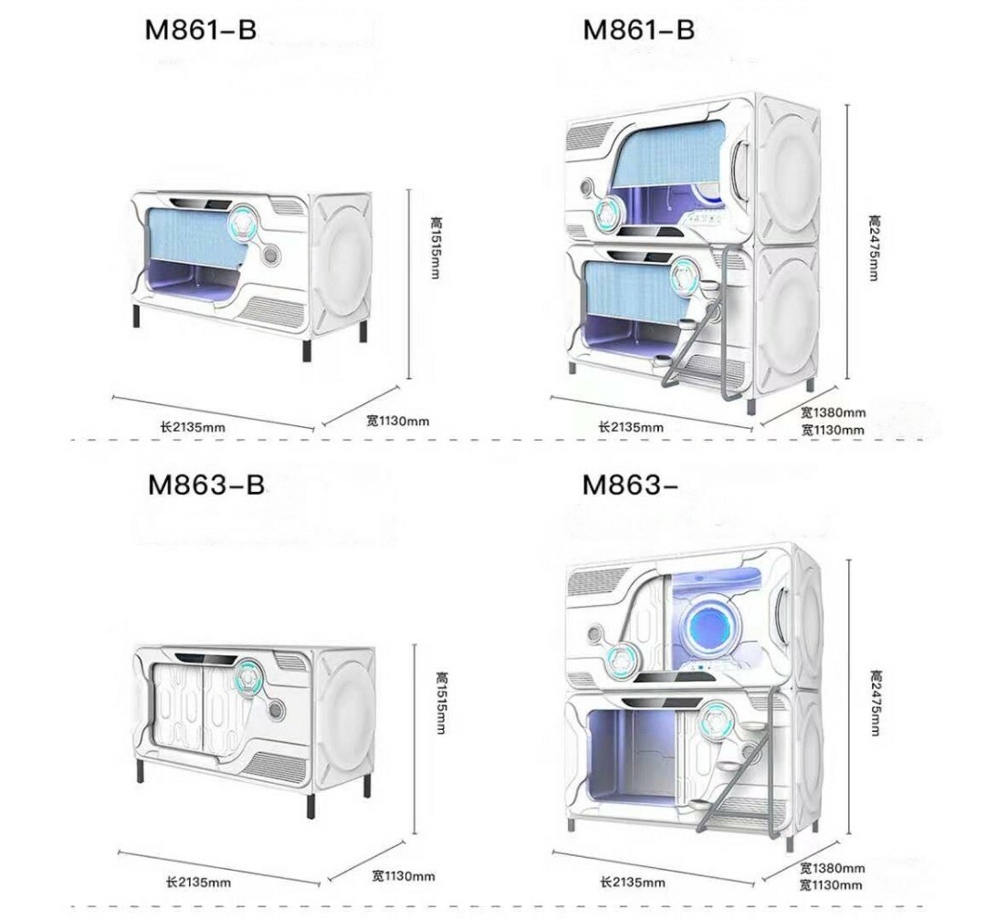 Sleep Pods Single Unit by Safe Room Designs Catalog