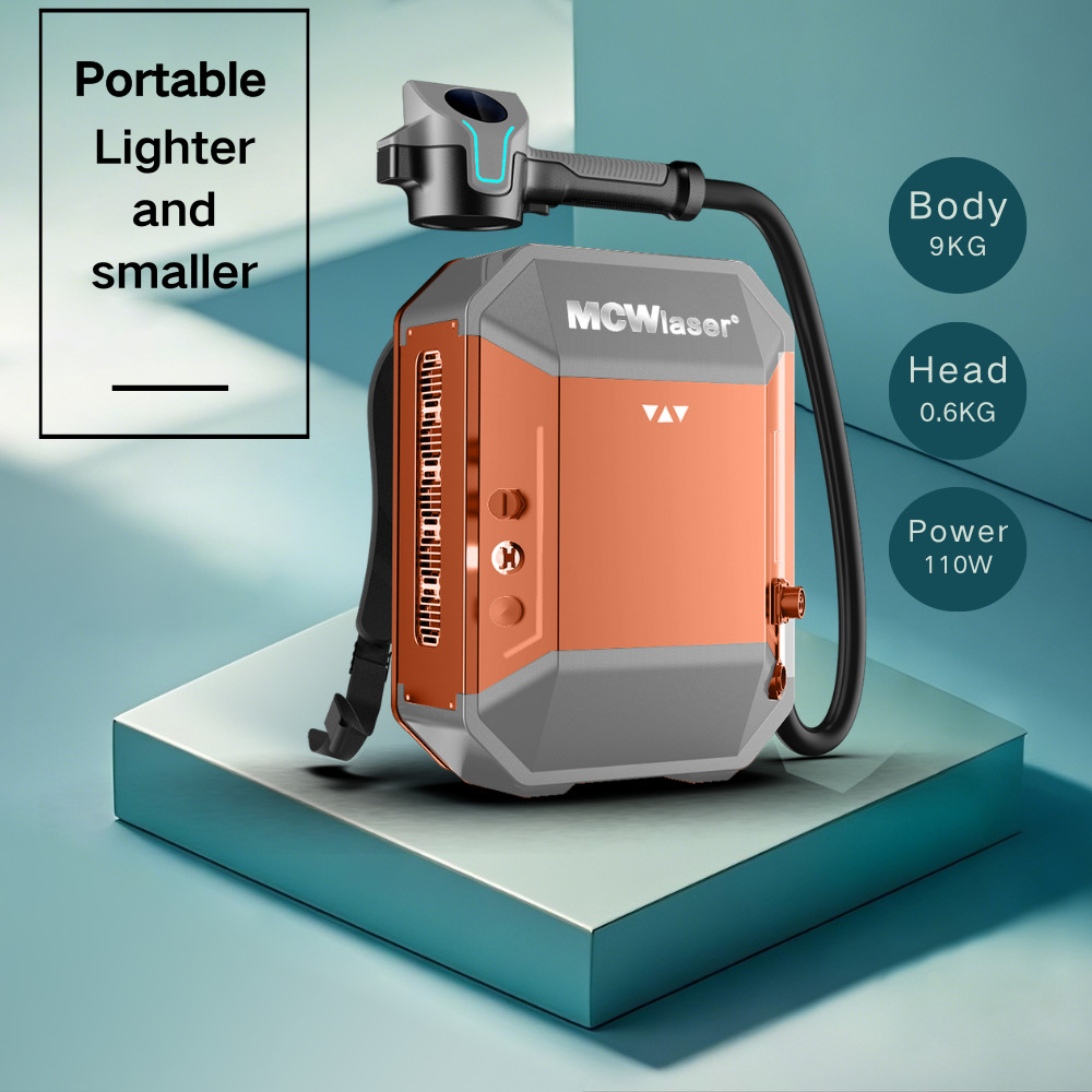 120W 3-in-1 Laser Cleaning Machine Portable Cleaner Rust Paint Oil Removal