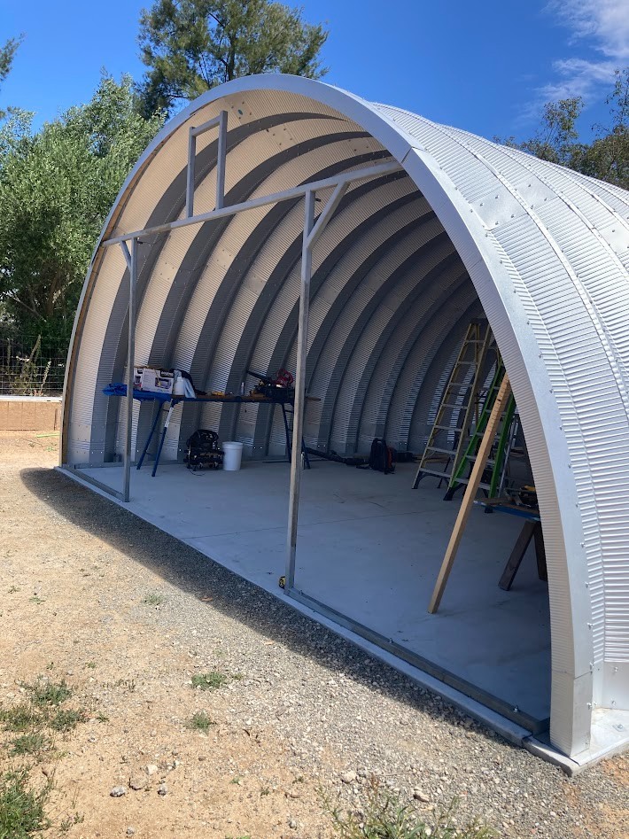 40x25x20 DuroSpan Metal Quonset Barn Steel Building Open DIY Ends Factory DiRECT