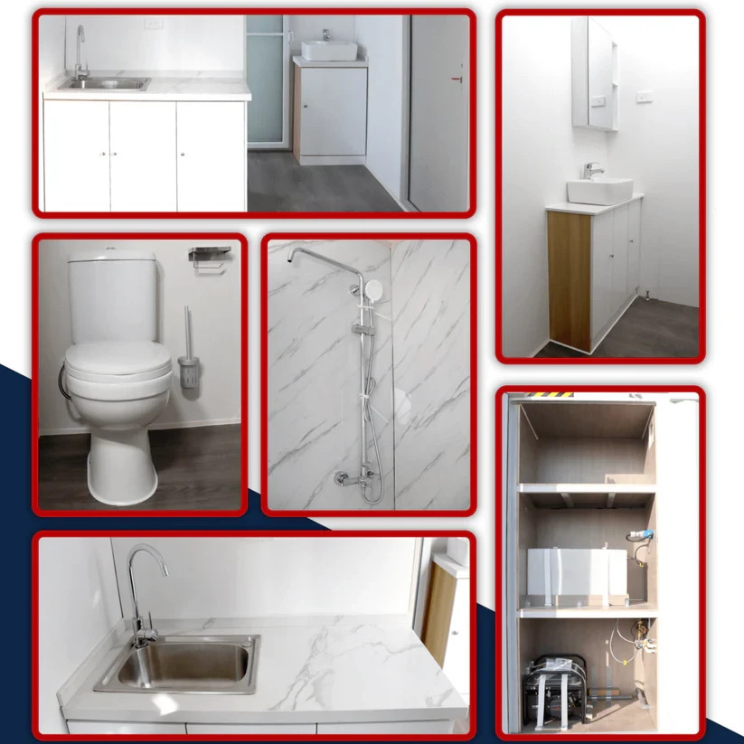 20ft Modified Container House With Bathroom & Toilet | Portable Prefab Home