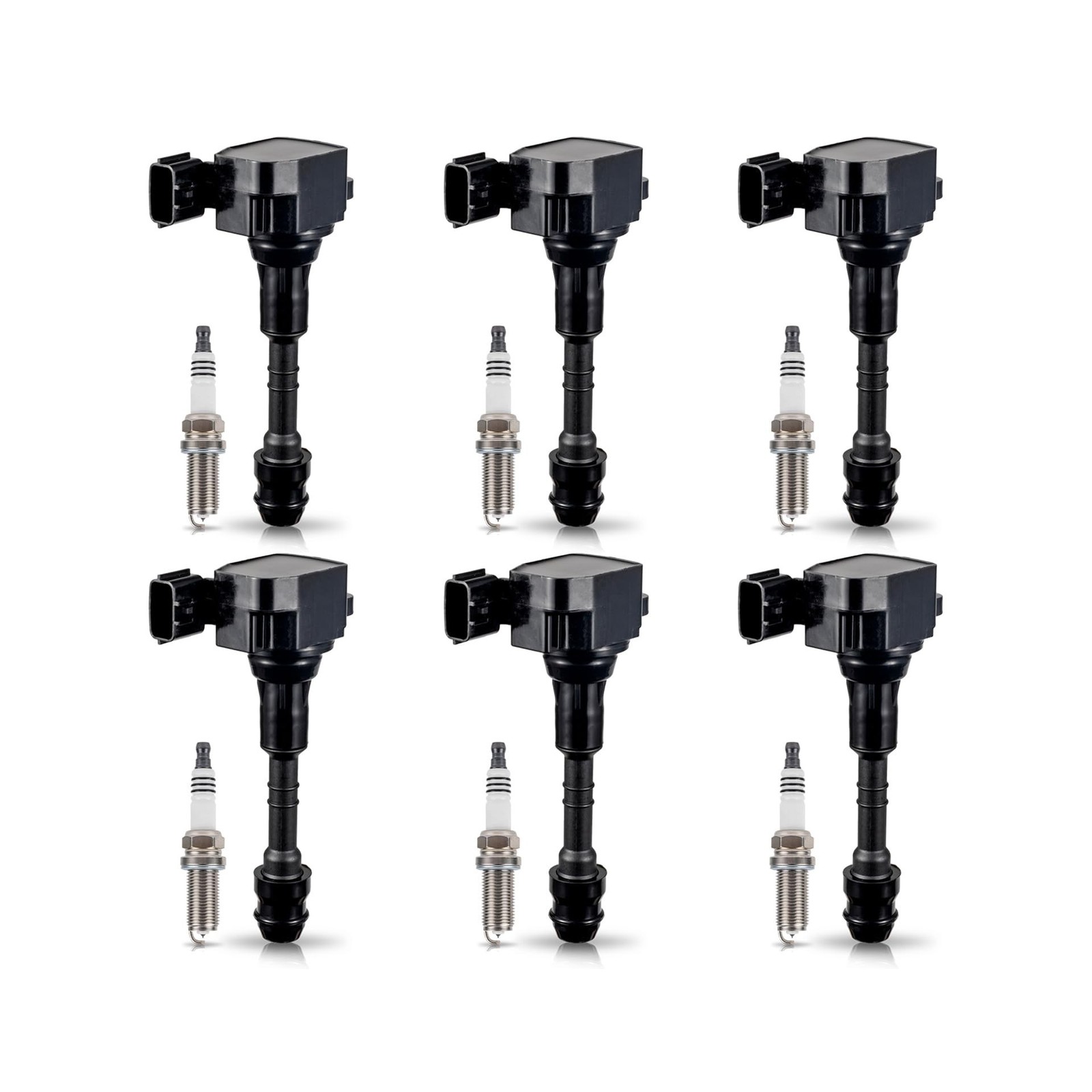 Set of 6 Ignition Coil Pack and Iridium Spark Plug 3.5 V6 Compatibl… Fast Ship