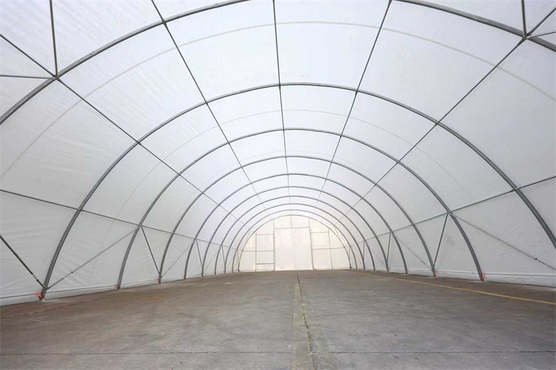 82x40x20FT Large Outdoor Equipment Shelter w/ Galvanized Steel Frame & PVC Cover