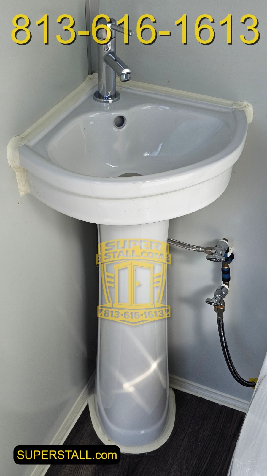 Brand New Portable Restroom Bathroom Toilet HD All Steel HD Frame Single Stall