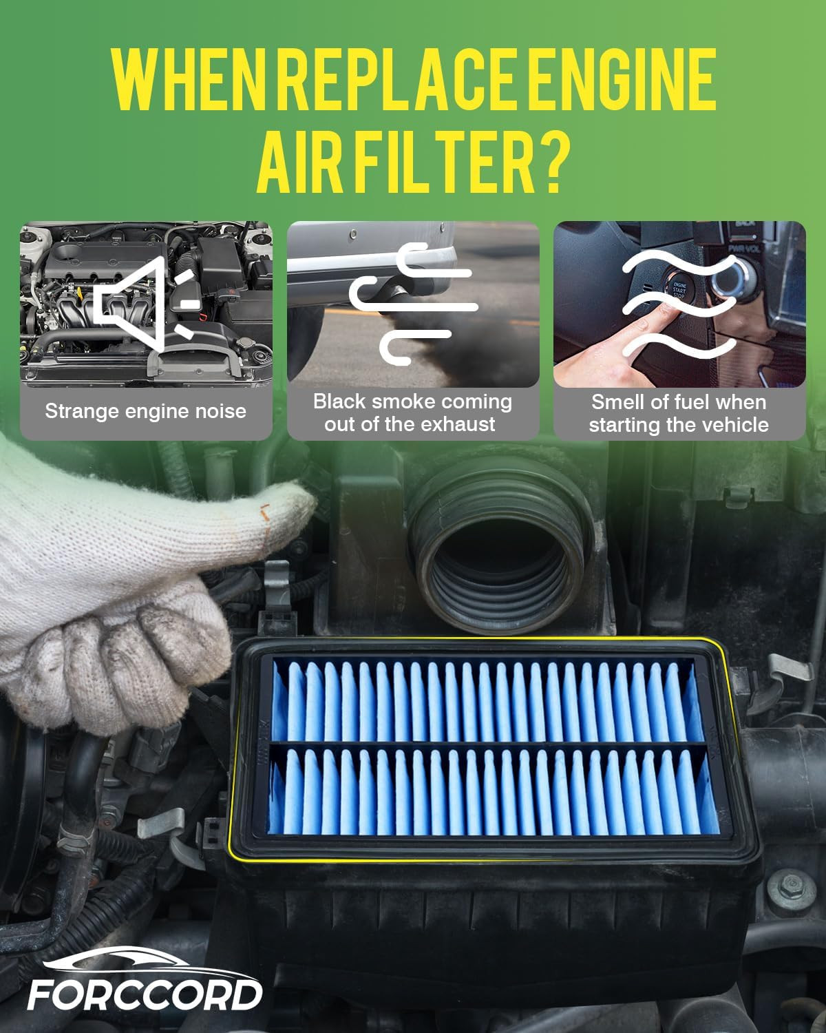 Cabin & Engine Air Filter Fits for Kia Forte 2019-2024, Forte5 2020-2023, Hyunda