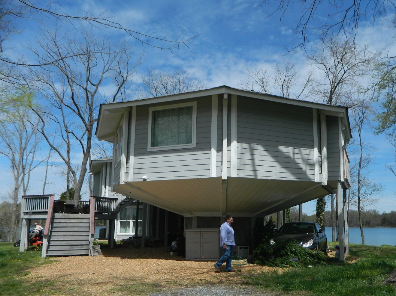 The Marion Polygon Wood shell Kit home Pre-panelized del. FREE anywhere USA!!!!!