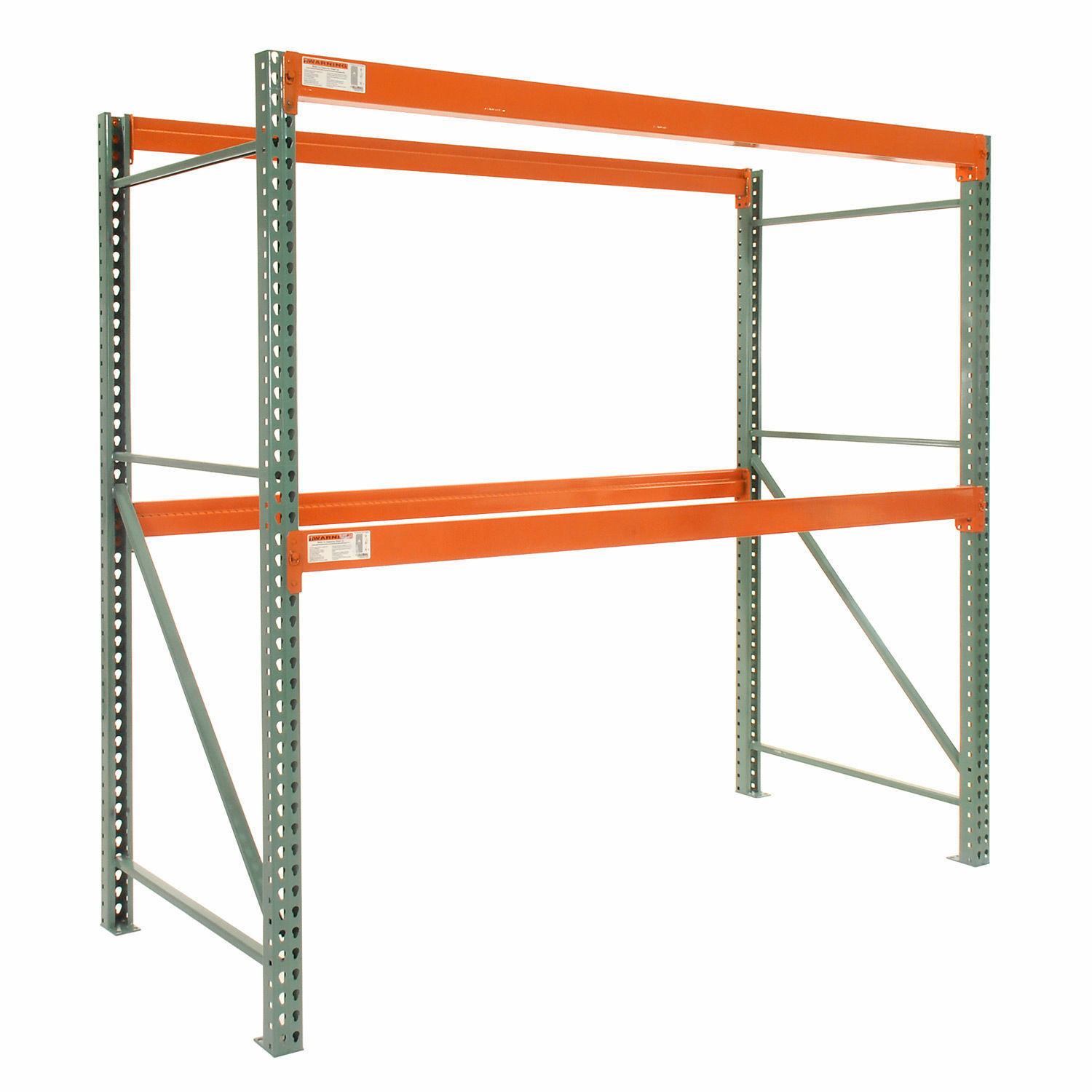 Global Industrial Teardrop Pallet Rack Starter 120″W X 36″D X 96″H