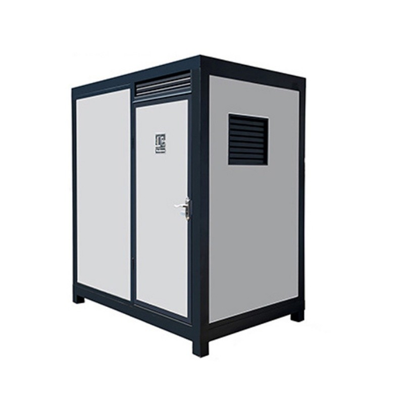 All-in-1 Portable Toilet & Outdoor Shower Room Q235 Steel Frame Remote Cabins