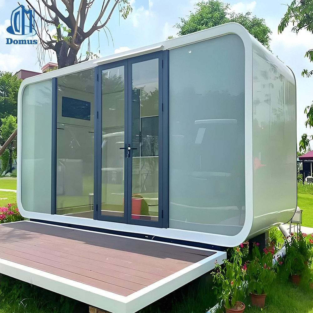Apple Cabin Prefab Round House Glamping Pod Modular Tiny Home Custom Design New