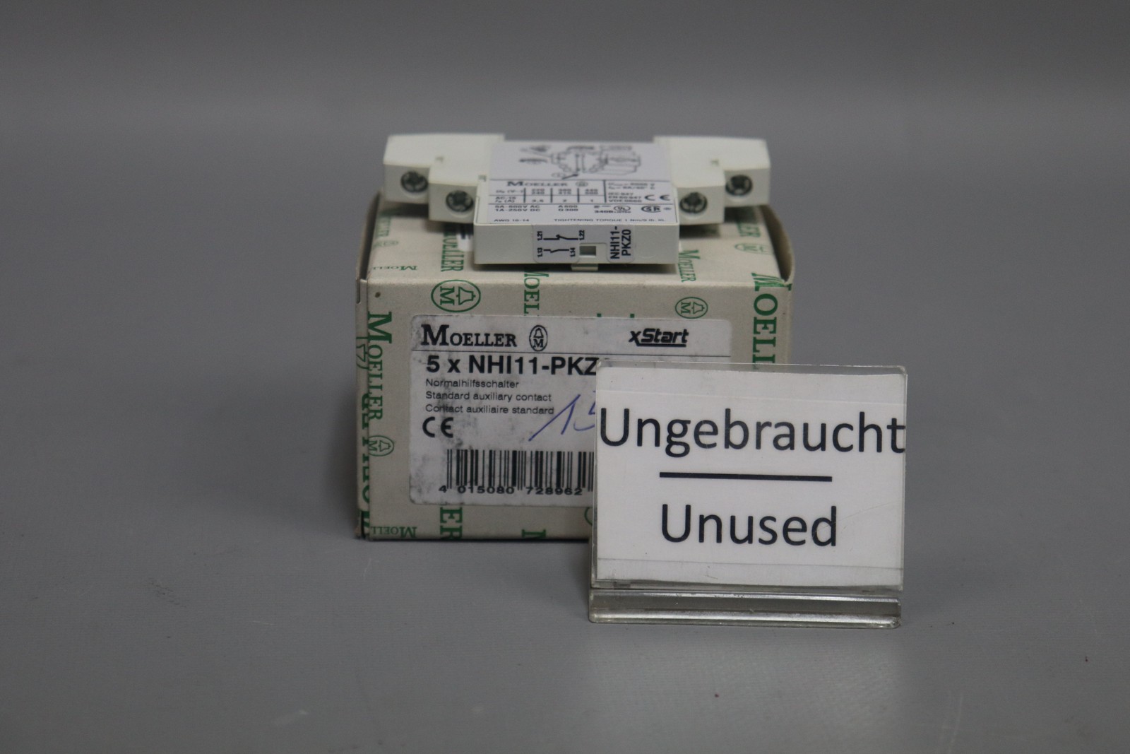 5 pieces Moeller NHI11-PKZ0 standard auxiliary switch unused original packaging