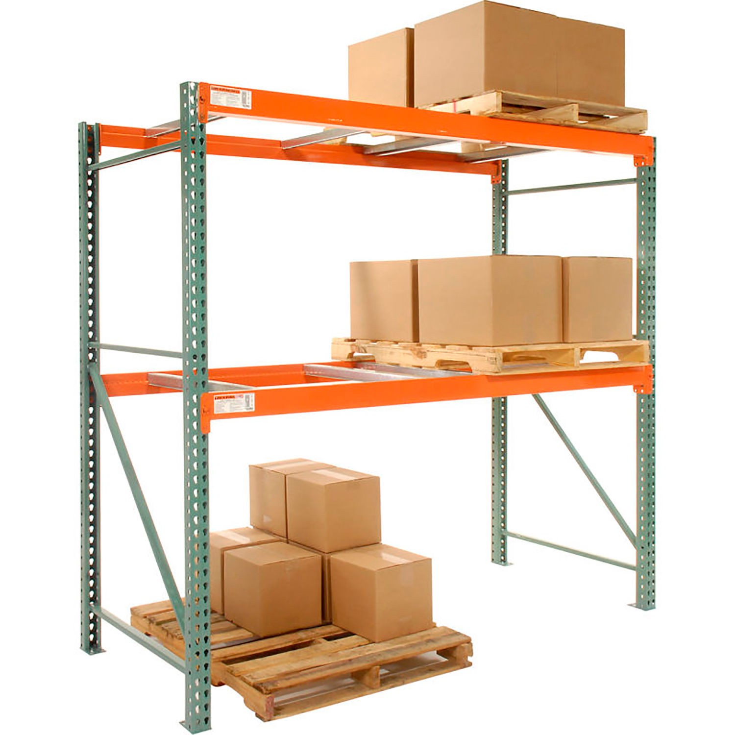 Global Industrial Teardrop Pallet Rack Starter 48″W X 36″D X 96″H
