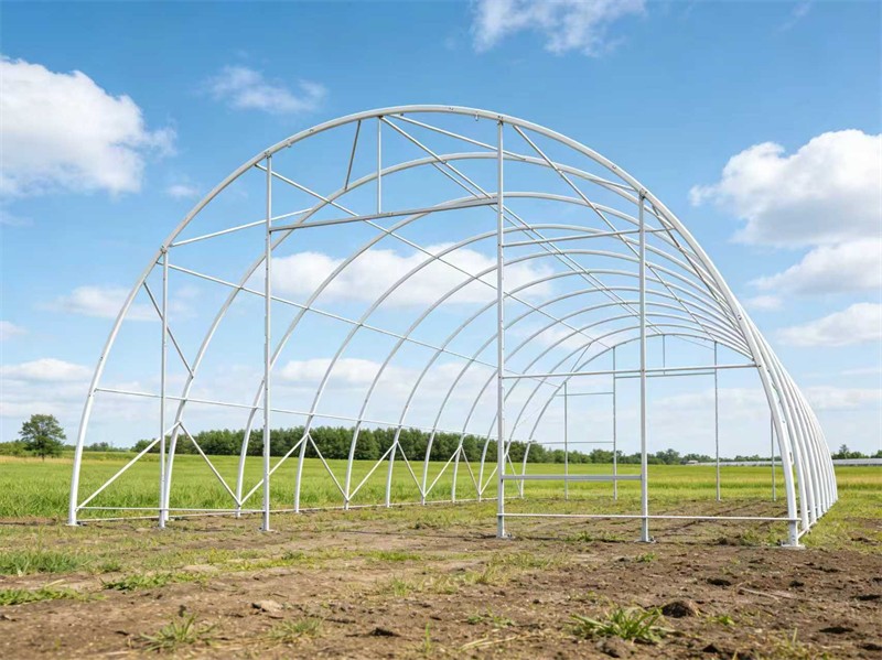 82x40x20FT Large Outdoor Equipment Shelter w/ Galvanized Steel Frame & PVC Cover