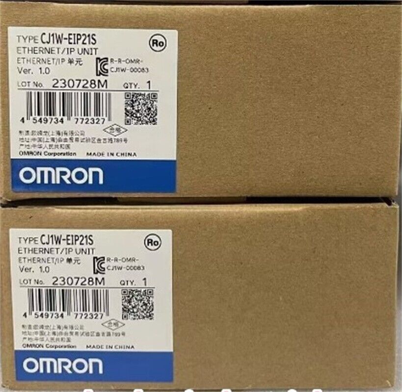 New Omron CJ1W-EIP21S PLC Module CJ1WEIP21S One