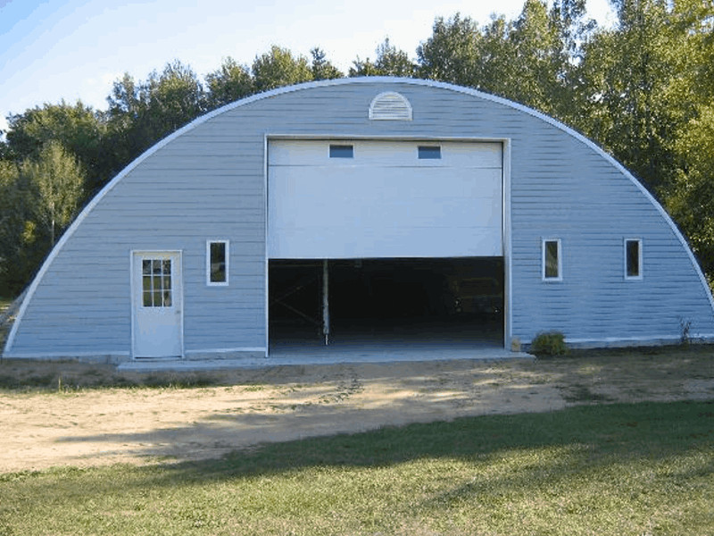 50x35x19 DuroSPAN Steel Building DIY Quonset Home Cabin Kit Open Ends