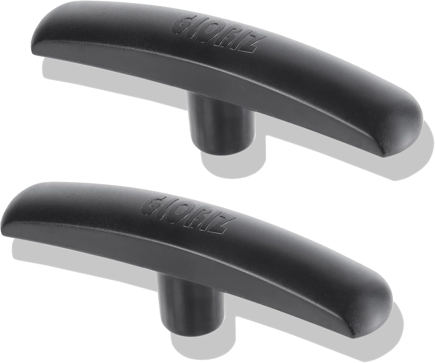 RV Sewer Valve Handles Replacement Fit for 1 1/2″， 2“and 3″ 2 Pack, Black