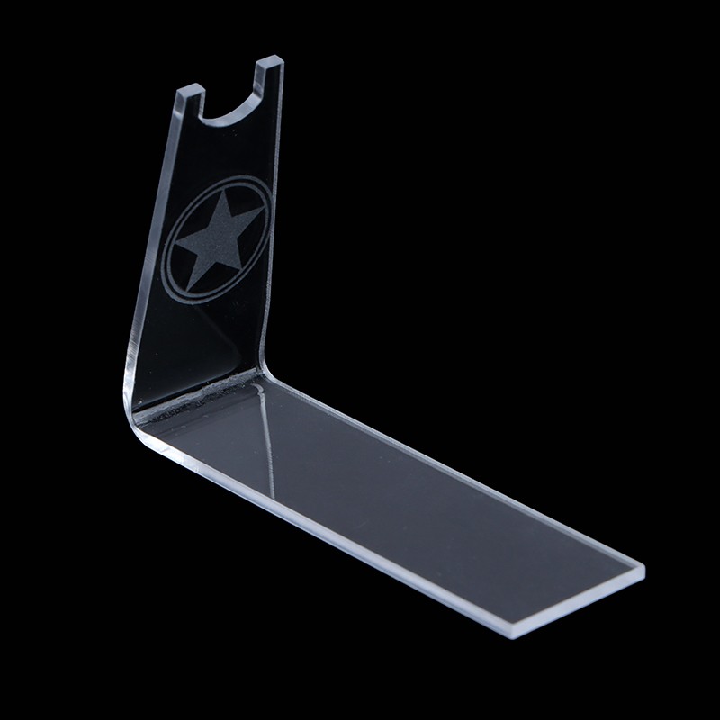 1pcs Small Clear Acrylic Outdoor Pistols Holder Gun Model Showing Display Stand