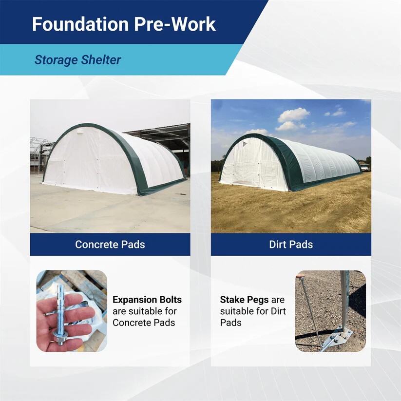 W30’xL40’xH15′ Single Truss Storage Shelter 11OZ PE Canvas Shelter with Man Door