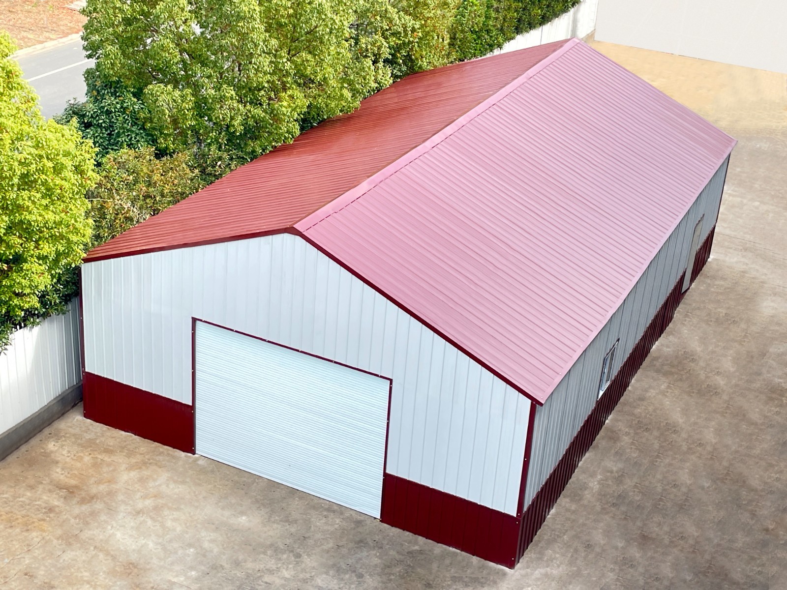 31’x51′ Metal Garage Shed Barn Outdoor Storage Heavy Duty Galvanized Steel