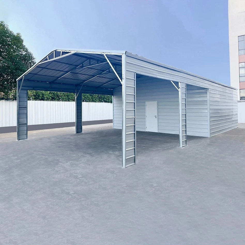23x46FT Steel Garage Shed Building Metal Warehouse Storage w/ Roll Up Doors