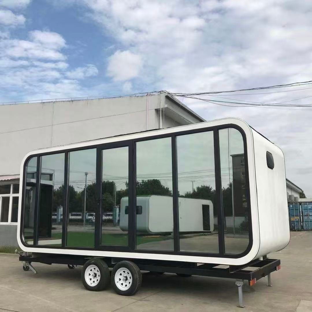 Tiny Houses Waterproof Prefab Office Living Pods Prefabricated HouseApple Cabin