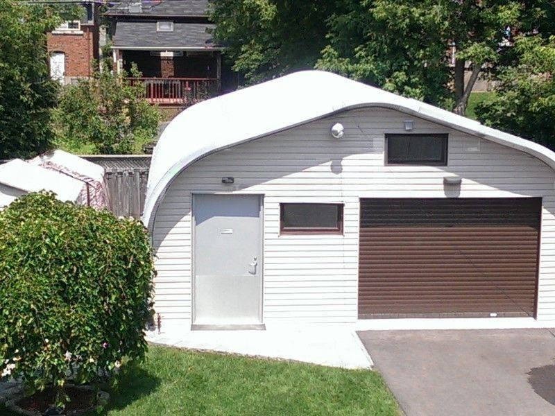 25x20x13 Engineered Steel Building Kit | DuroSPAN Clear-Span Arch with End Walls