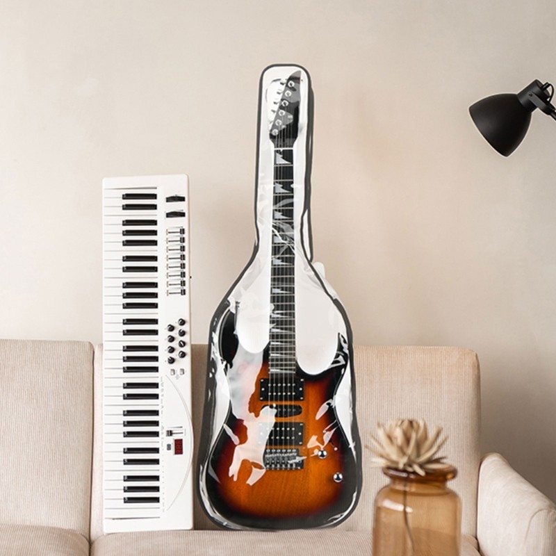 Clear Acoustic Guitars Bag Protector for 39inch Electric Guitar Accessories