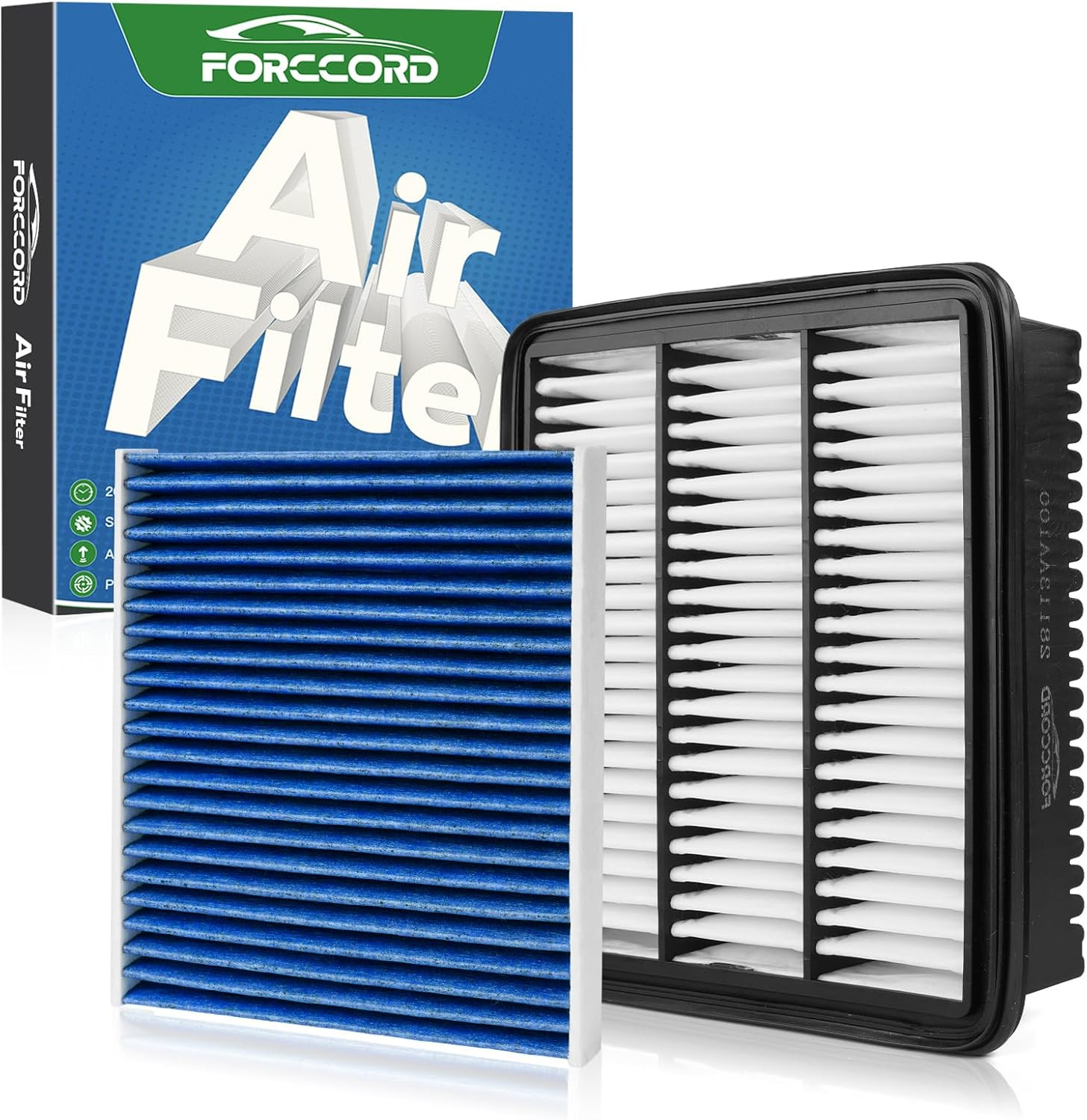 Cabin & Engine Air Filter Fit for Hyundai Elantra 2021-2026 (1.6L/2.0L Gas), Kon